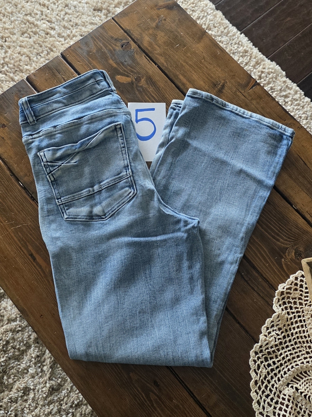 BKE Light Blue Boot Cut Jeans